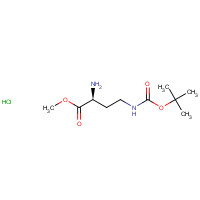 3350-15-0 H-DAB(BOC)-OME HCL chemical structure