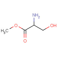 2104-89-4 2-AMINO-3-HYDROXY-PROPIONIC ACID METHYL ESTER chemical structure