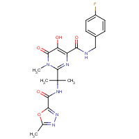 871038-72-1 Raltegravir potassium chemical structure