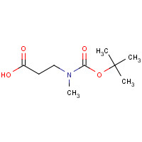 124072-61-3 3-(Methylamino)propanoic acid,N-BOC protected chemical structure