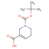 86447-11-2 1-Boc-1,2,5,6-tetrahydropyridine-3-carboxylic acid chemical structure