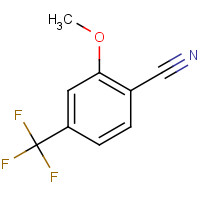 132927-08-3 2-METHOXY-4-(TRIFLUOROMETHYL)BENZONITRILE chemical structure