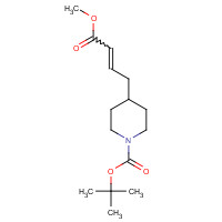 142355-80-4 1-Boc-4-(4-Methoxy-4-oxo-2-butenyl)piperidine chemical structure