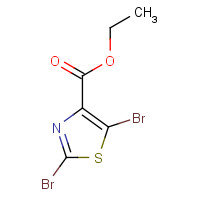 208264-60-2 2,5-DIBROMO-THIAZOLE-4-CARBOXYLIC ACID ETHYL ESTER chemical structure