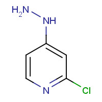 700811-29-6 PYRIDINE,2-CHLORO-4-HYDRAZINO- chemical structure