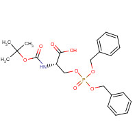 90013-45-9 BOC-O-DIBENZYLPHOSPHO-L-SERINE chemical structure