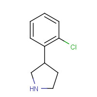 298690-74-1 3-(2-CHLORO-PHENYL)-PYRROLIDINE chemical structure