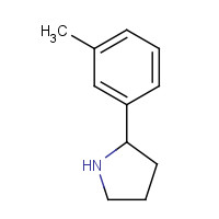 72216-05-8 2-(3-METHYLPHENYL)PYRROLIDINE chemical structure