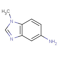 10394-38-4 1-METHYL-1H-BENZOIMIDAZOL-5-YLAMINE TRIHYDROCHLORIDE chemical structure