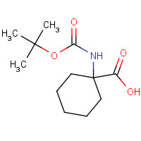 115951-16-1 1-TERT-BUTOXYCARBONYLAMINO-CYCLOHEXANECARBOXYLIC ACID chemical structure