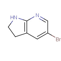 115170-40-6 5-BROMO-2,3-DIHYDRO-1H-PYRROLO[2,3-B]PYRIDINE chemical structure