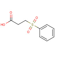 10154-71-9 3-(PHENYLSULFONYL)PROPIONIC ACID chemical structure