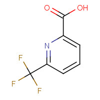 131747-42-7 2-Trifluoromethyl-6-pyridinecarboxylic acid chemical structure