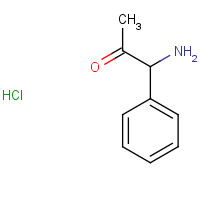 3904-16-3 1-Amino-1-phenylacetone hydrochloride chemical structure