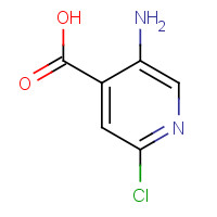 58483-95-7 5-AMINO-2-CHLOROPYRIDINE-4-CARBOXYLIC ACID chemical structure