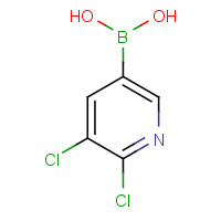 1072944-15-0 2,3-DICHLOROPYRIDINE-5-BORONIC ACID chemical structure