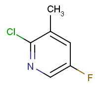 38186-84-4 2-Chloro-5-fluoro-3-methylpyridine chemical structure