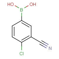 871332-95-5 4-Chloro-3-cyanophenylboronic acid chemical structure