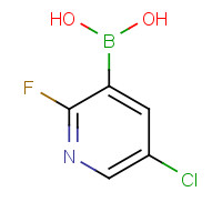 937595-70-5 5-Chloro-2-fluoropyridin-3-ylboronic acid chemical structure