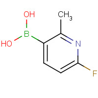 904326-91-6 2-FLUORO-6-PICOLINE-5-BORONIC ACID chemical structure