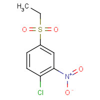 74159-80-1 1-Chloro-4-(ethylsulfonyl)-2-nitrobenzene chemical structure