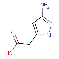 174891-10-2 (5-AMINO-2H-PYRAZOL-3-YL)-ACETIC ACID chemical structure
