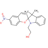 16111-07-2 3',3'-Dimethyl-6-nitro-spiro[2H-1-benzopyran-2,2'-indoline]-1'-ethanol chemical structure