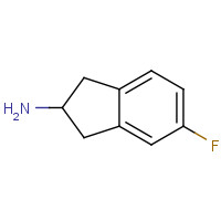 2340-06-9 5-FLUORO-2,3-DIHYDRO-1H-INDEN-2-AMINE chemical structure