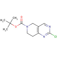 1092352-55-0 tert-butyl 2-chloro-7,8-dihydropyrido[4,3-d]pyrimidine-6(5H)-carboxylate chemical structure