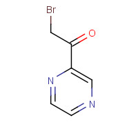 132426-19-8 2-Bromo-1-pyrazin-2-ylethanone chemical structure