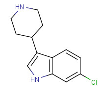 180160-78-5 6-CHLORO-3-PIPERIDIN-4-YL-1H-INDOLE chemical structure