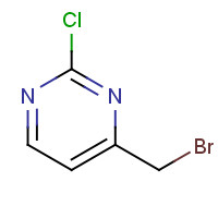 181363-06-4 Pyrimidine,4-(bromomethyl)-2-chloro-(9CI) chemical structure