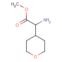 368866-32-4 (S)-AMINO-(TETRAHYDRO-PYRAN-4-YL)-ACETIC ACID METHYL ESTER chemical structure