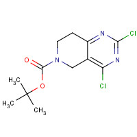 635698-56-5 TERT-BUTYL 2,4-DICHLORO-7,8-DIHYDROPYRIDO[4,3-D]PYRIMIDINE-6(5H)-CARBOXYLATE chemical structure
