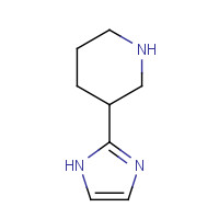 90747-55-0 3-(1H-IMIDAZOL-2-YL)-PIPERIDINE chemical structure