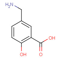 2820-31-7 5-AMINOMETHYL-2-HYDROXY-BENZOIC ACID chemical structure