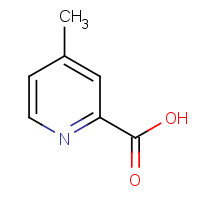 4021-08-3 4-METHYL-PYRIDINE-2-CARBOXYLIC ACID chemical structure
