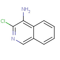 342899-38-1 3-CHLORO-4-ISOQUINOLINAMINE chemical structure