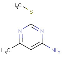 24888-93-5 6-METHYL-2-(METHYLSULFANYL)PYRIMIDIN-4-YLAMINE chemical structure