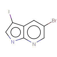 757978-18-0 5-BROMO-3-IODO-1H-PYRROLO[2,3-B]PYRIDINE chemical structure