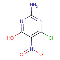 1007-99-4 2-AMINO-4-CHLORO-6-HYDROXY-5-NITROPYRIMIDINE chemical structure