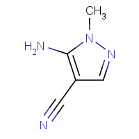 5334-41-8 1-Methyl-4-cyano-5-amino-1,2-pyrazole chemical structure