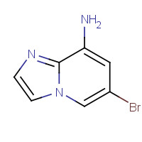 676371-00-9 6-BROMO-IMIDAZO[1,2-A]PYRIDIN-8-AMINE chemical structure