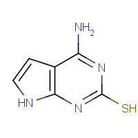 98198-24-4 4-Amino-7H-pyrrolo[2,3-d]pyrimidine-2-thiol chemical structure
