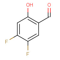 199287-52-0 Benzaldehyde,4,5-difluoro-2-hydroxy-(9CI) chemical structure