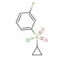 127636-15-5 2-(4-FLUORO-PHENYL)-CYCLOPROPANESULFONYL CHLORIDE chemical structure