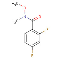 198967-25-8 2,4-DIFLUORO-N-METHOXY-N-METHYLBENZAMIDE chemical structure