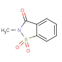 15448-99-4 N-METHYLSACCHARIN chemical structure