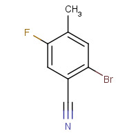 916792-11-5 2-BROMO-5-FLUORO-4-METHYLBENZONITRILE chemical structure