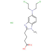 3543-75-7 Bendamustine hydrochloride chemical structure